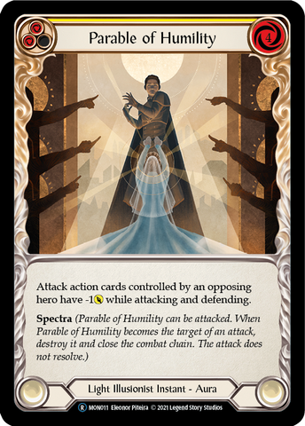 Parable of Humility [U-MON011-RF] Unlimited Rainbow Foil
