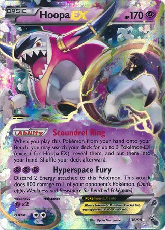 Hoopa EX (36/98) (Tarjeta Jumbo) [XY: Ancient Origins] 