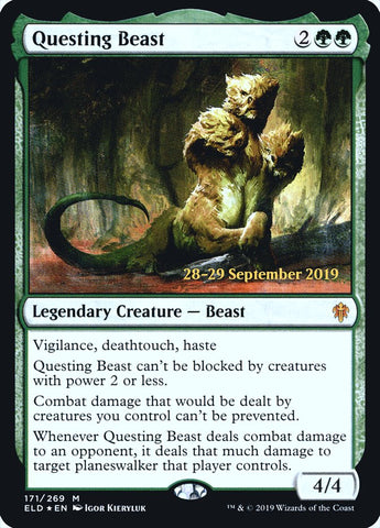 Questing Beast  [Throne of Eldraine Prerelease Promos]