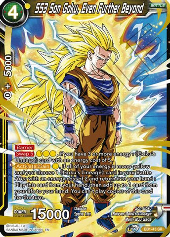 SS3 Son Goku, aún más allá (EB1-043) [Battle Evolution Booster] 