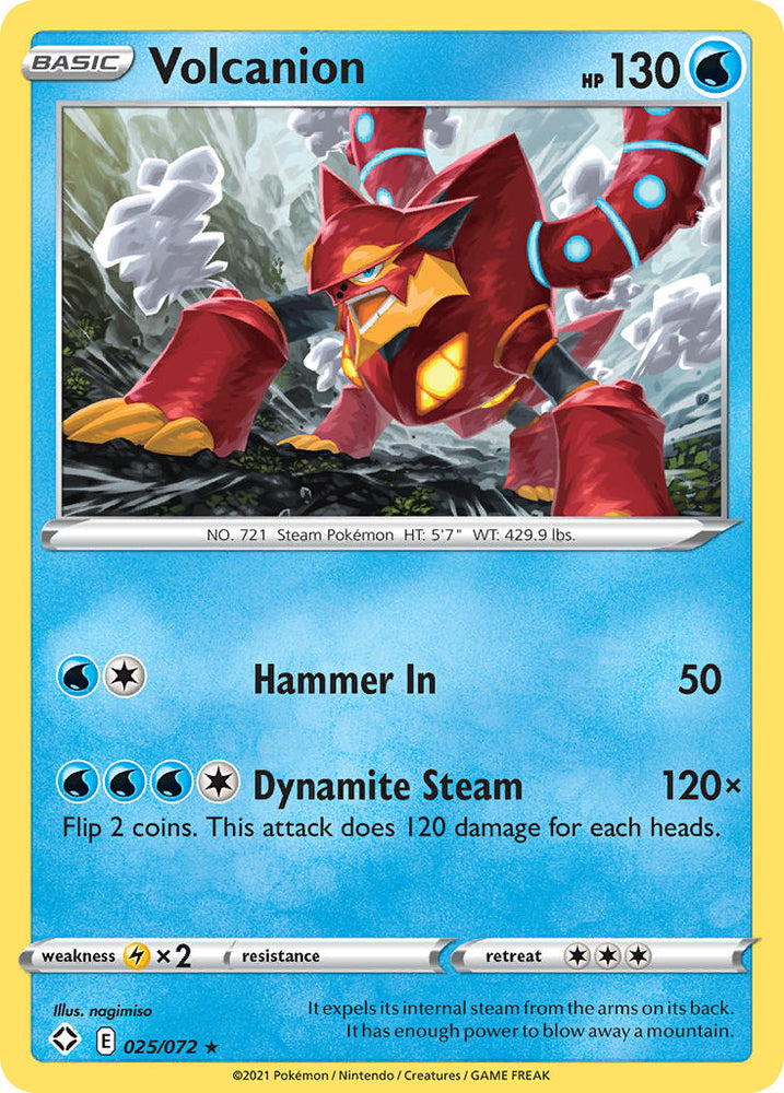 Volcanion (025/072) [Espada y escudo: Destinos resplandecientes] 