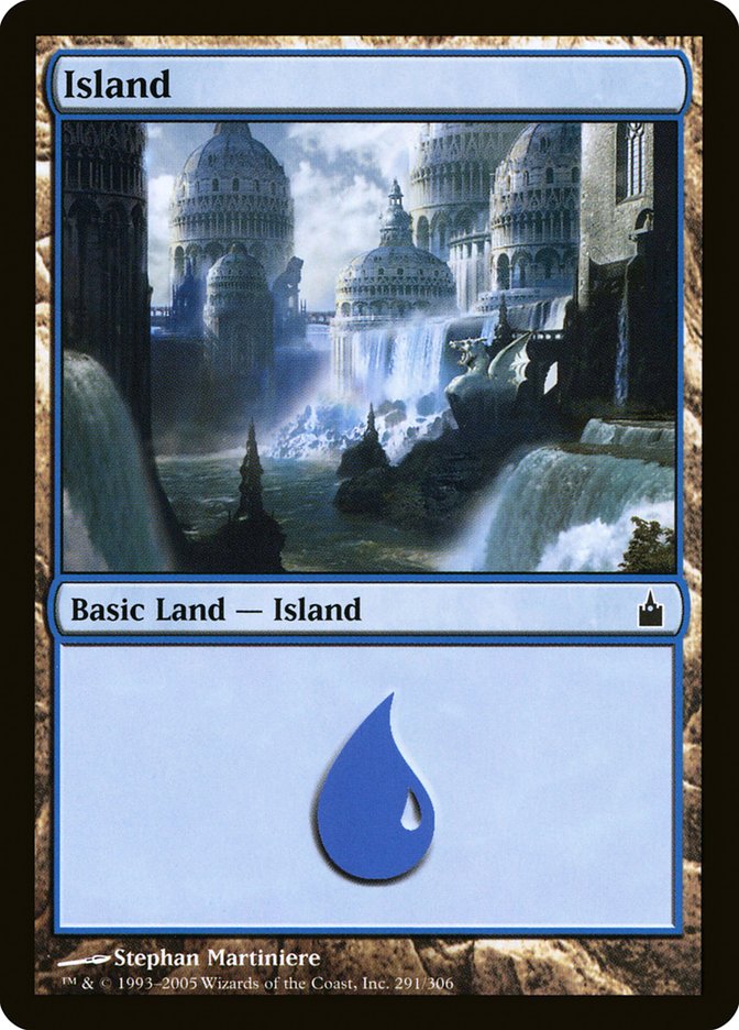 Island (#291) [Ravnica: City of Guilds]