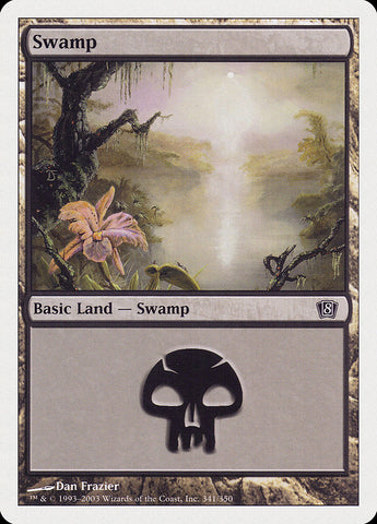 Swamp (#341) [Eighth Edition]