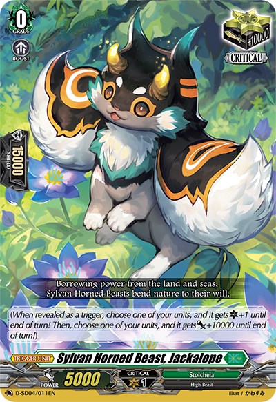 Sylvan Horned Beast, Jackalope (D-SD04/011EN) [Megumi Okura: Sylvan King]