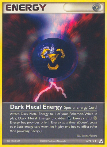 Énergie de métal noir (97/110) [EX : Fantômes Holon] 
