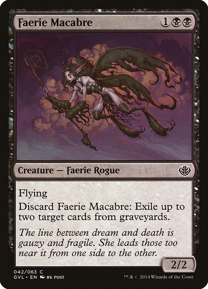 Faerie Macabre (Garruk contre Liliana) [Duel Decks Anthology] 