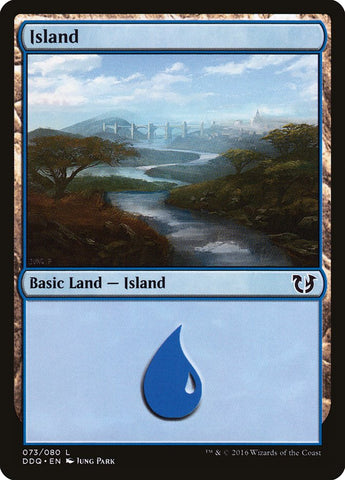 Island (#73) [Duel Decks: Blessed vs. Cursed]