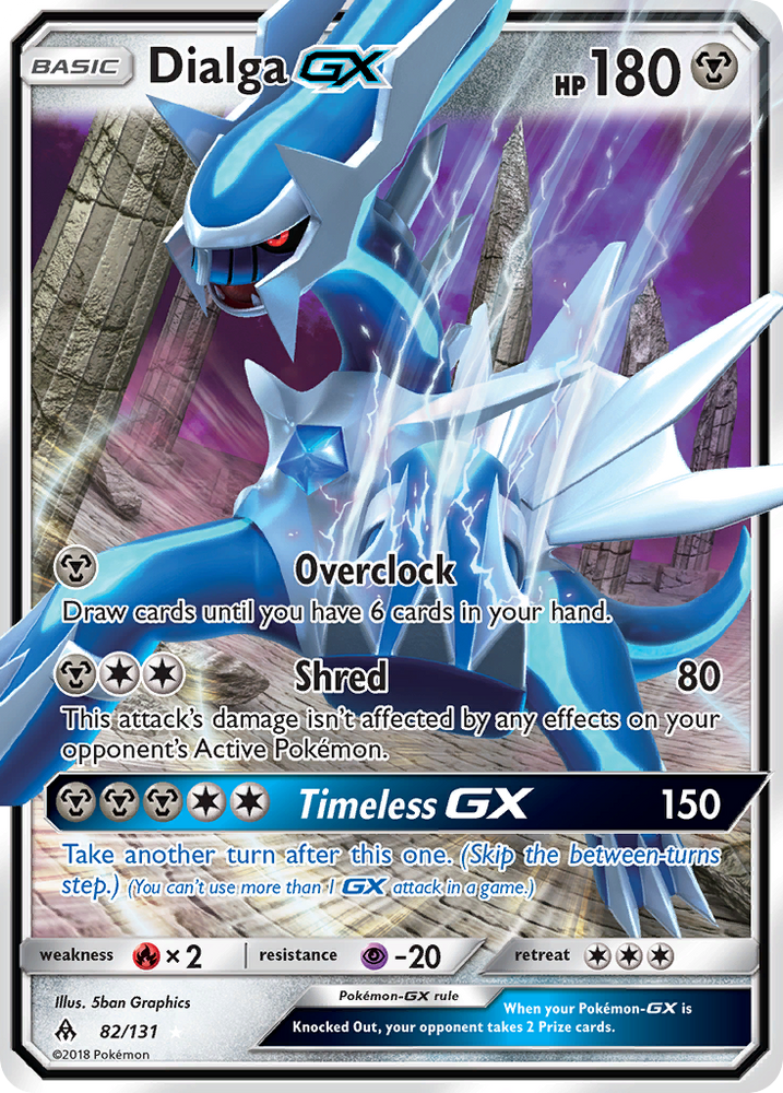 Dialga GX (82/131) [Sun & Moon: Forbidden Light]