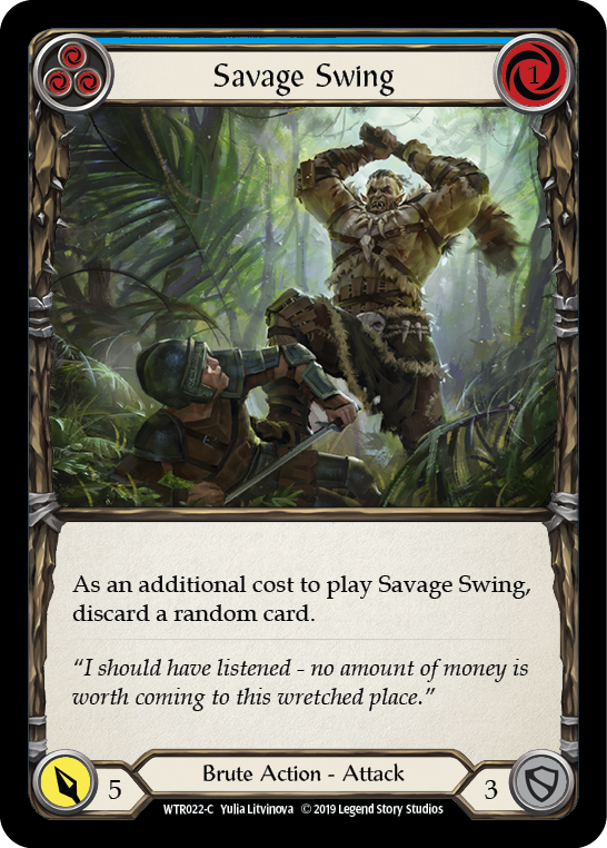 Savage Swing (Azul) [WTR022-C] Alpha Print Normal 