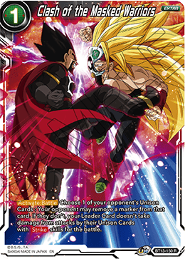 Clash of the Masked Warriors (Rare) [BT13-150]