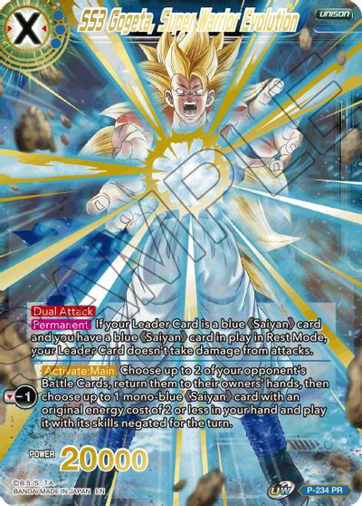 SS3 Gogeta, Super Warrior Evolution (arte alternativo) [P-234] 
