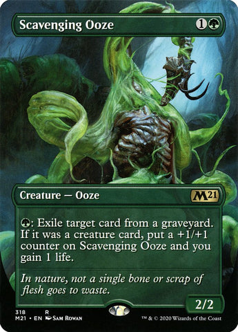 Scavenging Ooze (Alternate Art) [Core Set 2021]