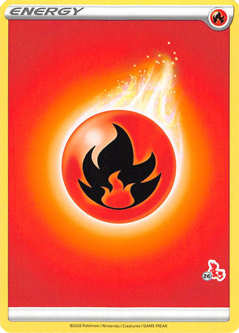 Énergie du feu (Cinderace Stamp #26) [Battle Academy 2022] 