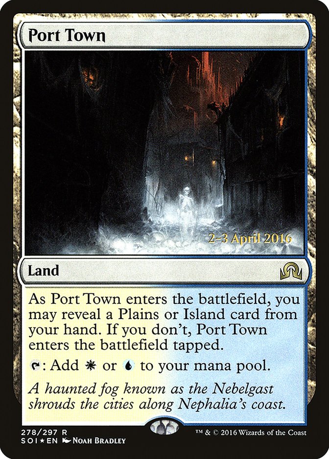 Port Town (Prerelease) [Shadows over Innistrad Prerelease Promos]