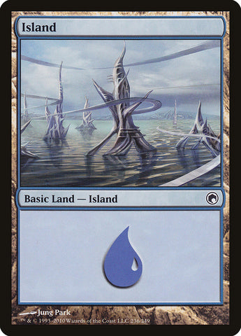 Island (#236) [Scars of Mirrodin]