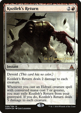 Kozilek's Return (Prerelease) [Oath of the Gatewatch Prerelease Promos]