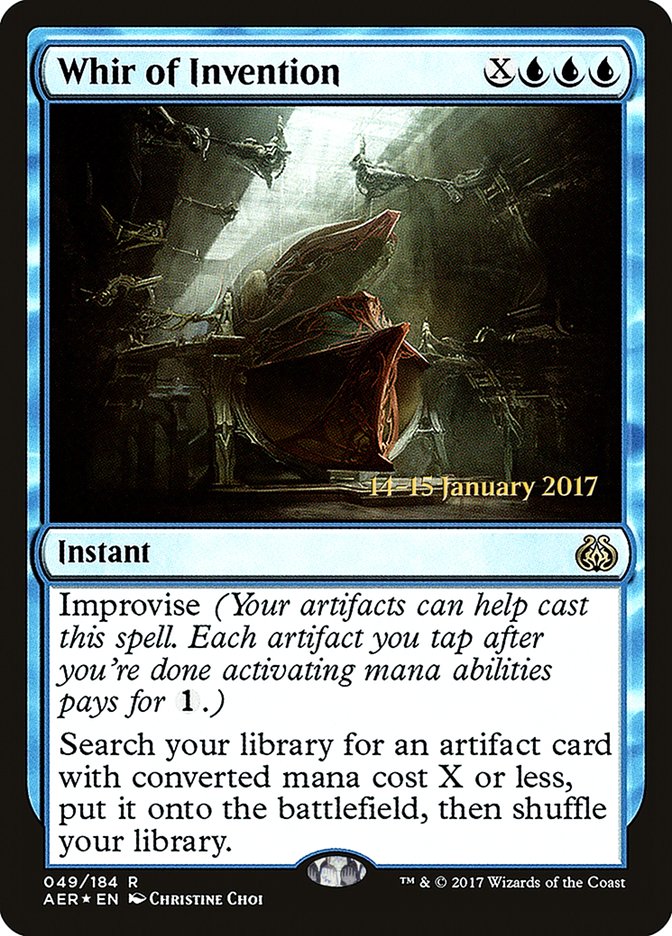 Whir of Invention (Avant-première) [Aether Revolt Prerelease Promos] 