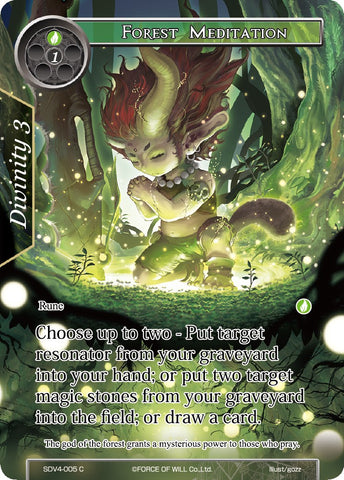 Forest Meditation (SDV4-005) [Starter Deck: Valhalla Cluster]