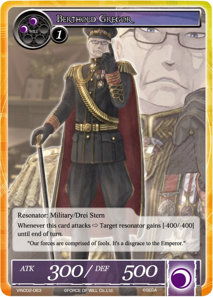 Berthold Gregor (VIN002-063) [Vingolf 2: Valkyria Chronicles]