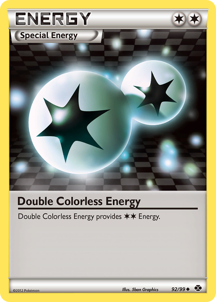 Double énergie incolore (92/99) [Black &amp; White: Next Destinies] 