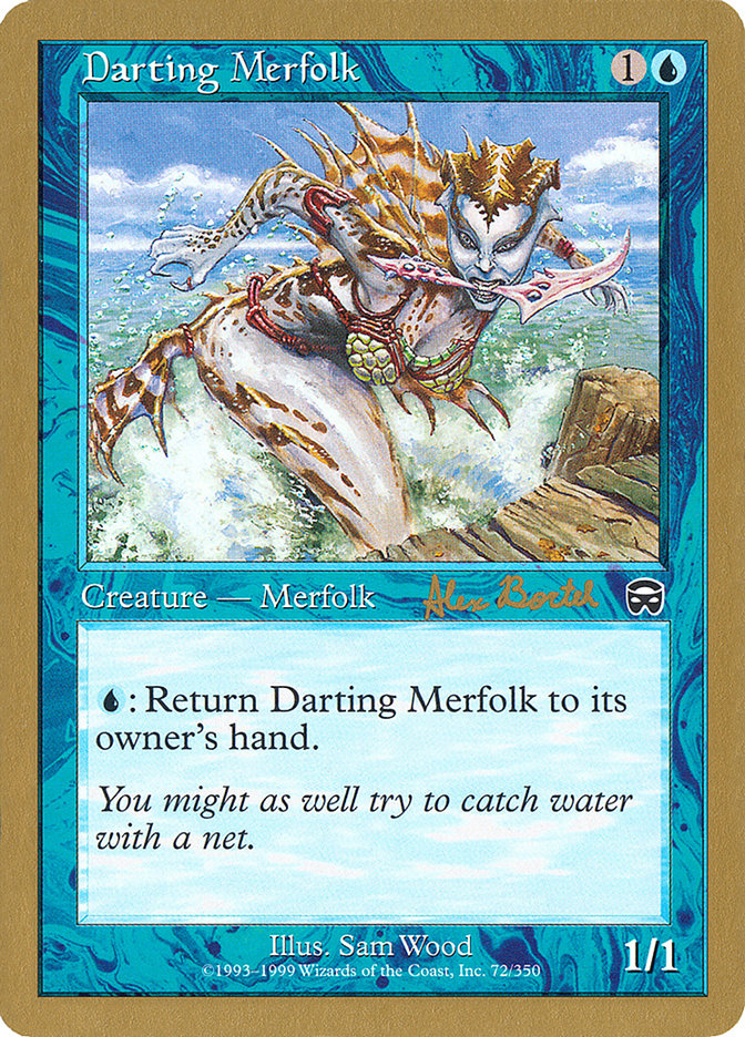 Darting Merfolk (Alex Borteh) [World Championship Decks 2001]