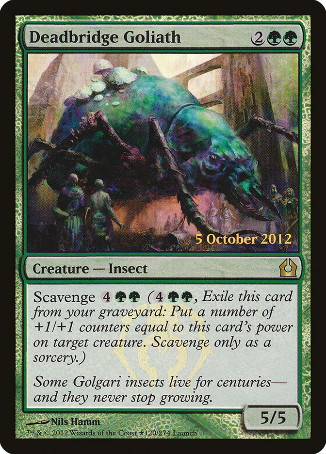 Deadbridge Goliath (Prerelease) [Return to Ravnica Prerelease Promos]