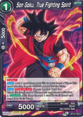 Son Goku, True Fighting Spirit [BT12-128]