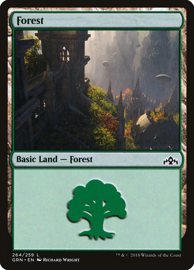 Forêt (#264) [Guildes de Ravnica] 