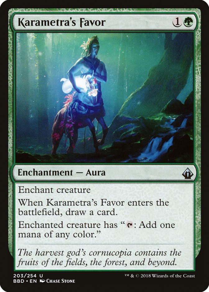 Faveur de Karametra [Battlebond] 