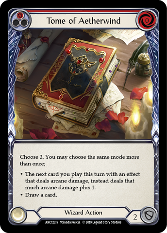 Tome of Aetherwind [ARC122-S] 1ère édition Rainbow Foil 