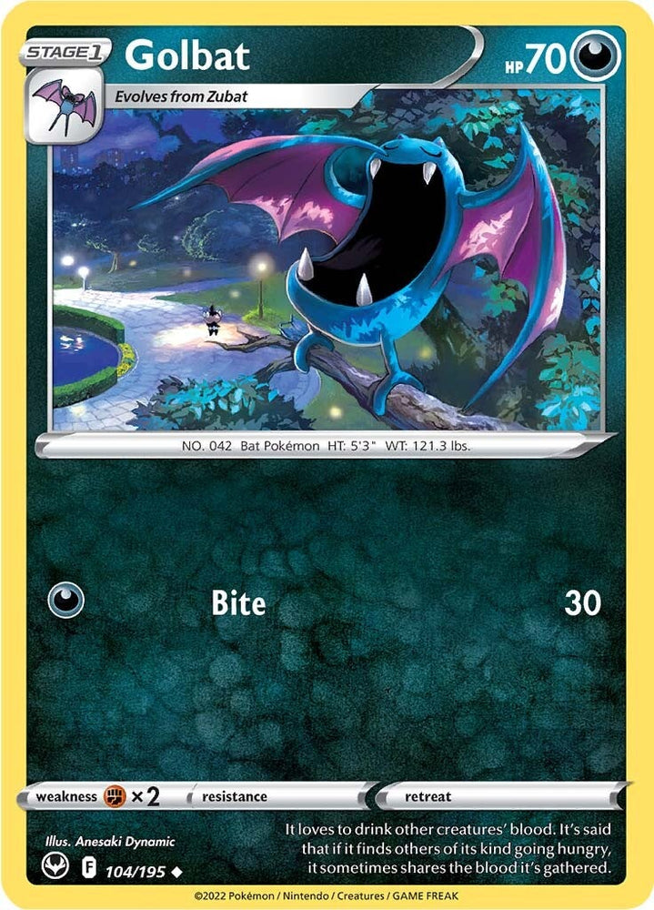 Golbat (104/195) [Espada y escudo: Tempestad de plata] 