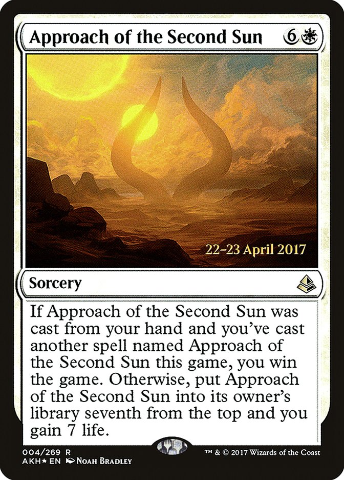 Approach of the Second Sun  (Prerelease) [Amonkhet Prerelease Promos]