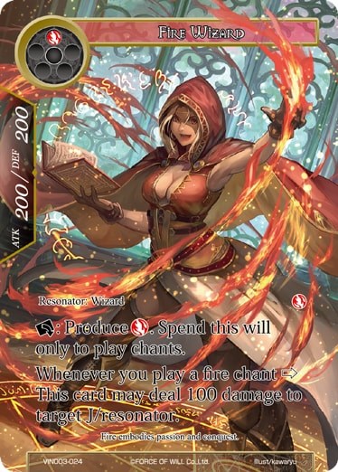 Fire Wizard (VIN003-024) [Vingolf 3: Ruler All Stars]