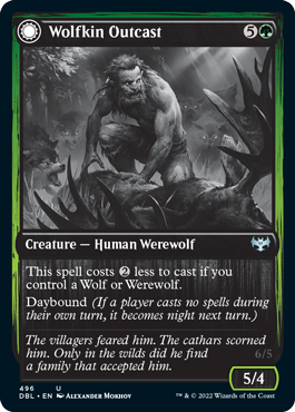 Wolfkin Outcast // Wedding Crasher [Innistrad : Double fonctionnalité] 