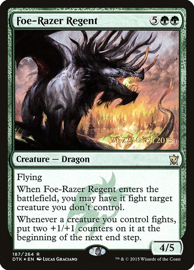 Foe-Razer Regent (Prelanzamiento) [Promociones de presentación de Dragons of Tarkir] 