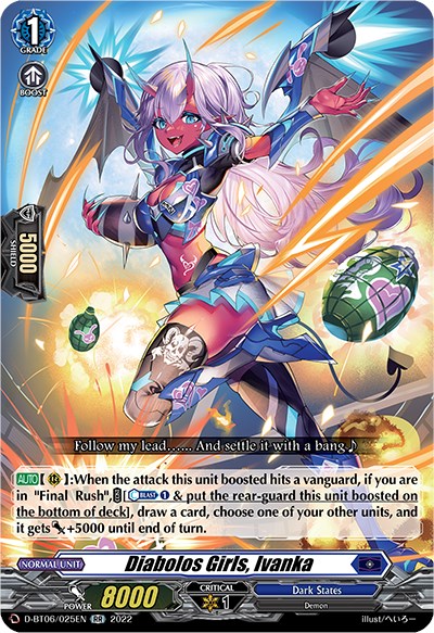 Diabolos Girls, Ivanka (D-BT06/025EN) [Blazing Dragon Reborn]