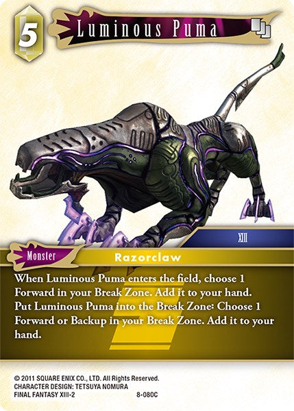 Luminous Puma [Opus VIII]