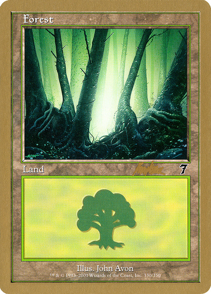 Forest (bk330) (Brian Kibler) [World Championship Decks 2002]