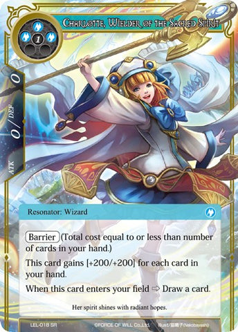 Charlotte, Wielder of the Sacred Spirit (LEL-018) [Legacy Lost]