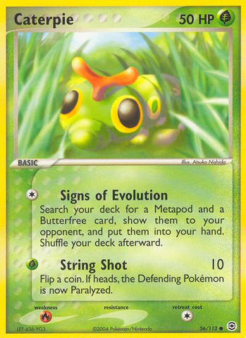 Caterpie (56/112) [EX: FireRed &amp; LeafGreen] 