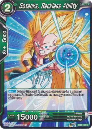 Gotenks, Reckless Ability [DB3-064]