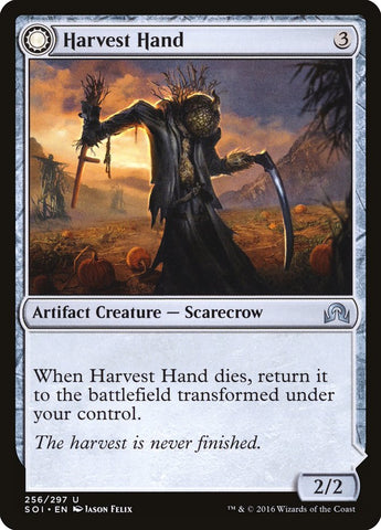 Harvest Hand // Scrounged Scythe [Sombras sobre Innistrad] 