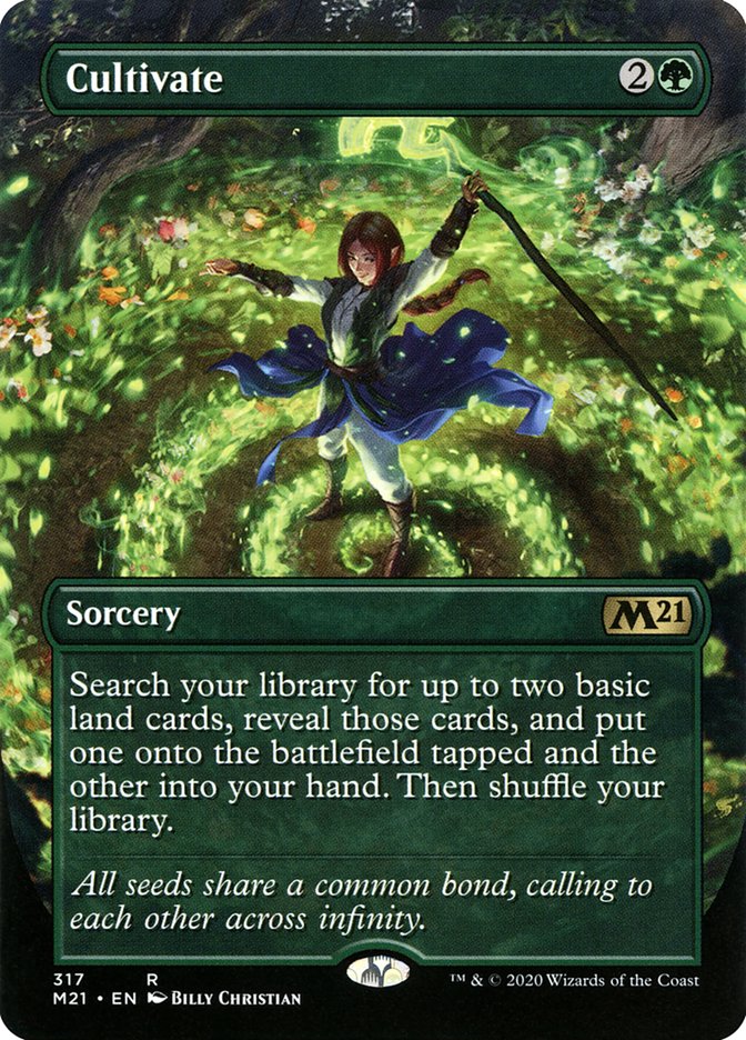 Cultivate (Alternate Art) [Core Set 2021]