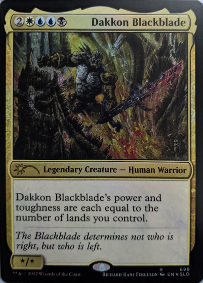 Dakkon Blackblade [Promotions du repaire secret] 