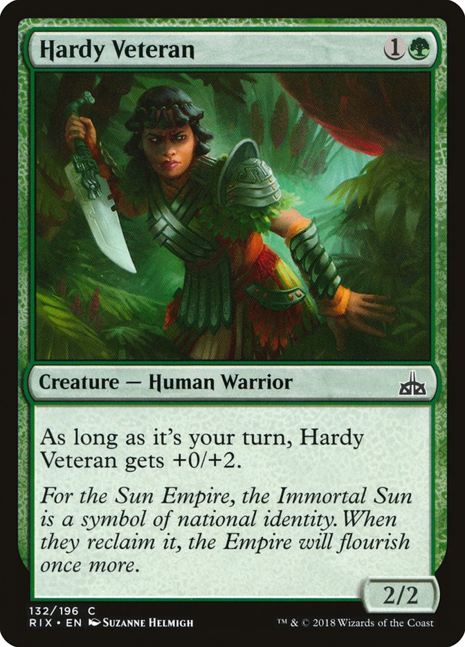 Hardy Vétéran [Rivals d'Ixalan] 