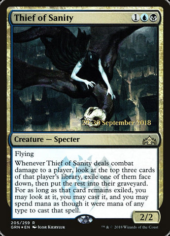 Thief of Sanity  (Prerelease) [Guilds of Ravnica Prerelease Promos]