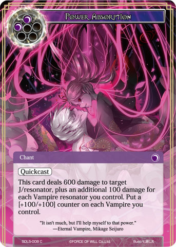 Power Absorbtion (SDL5-008) [Starter Deck: Vampiric Hunger]