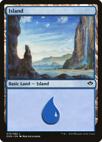 Island (#75) [Duel Decks: Speed vs. Cunning]