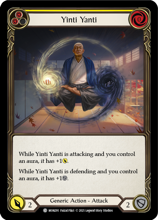 Yinti Yanti (jaune) [MON291-RF] 1ère édition Rainbow Foil 