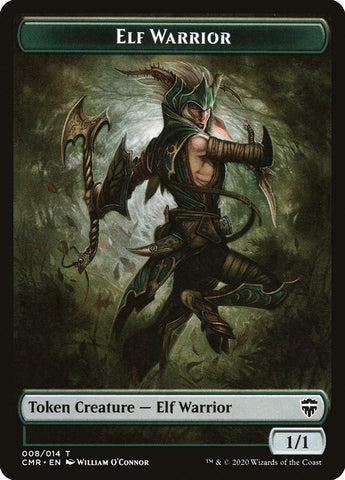 Elf Warrior // The Monarch Token [Tokens de Commander Legends] 